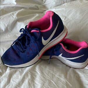 Nike Zoom Pegasus Women's Blue and Pink Running Shoes